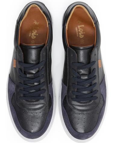 LOIS JEANS ZAPATILLA BAJA CASCO HECHO EN ESPANA HOMBRE LOIS NEGRO