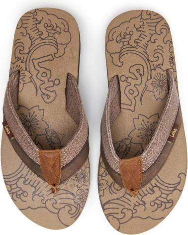 LOIS JEANS SANDALIA CASUAL DE DEDO LOIS MARRON