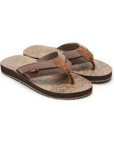 LOIS JEANS SANDALIA CASUAL DE DEDO LOIS MARRON