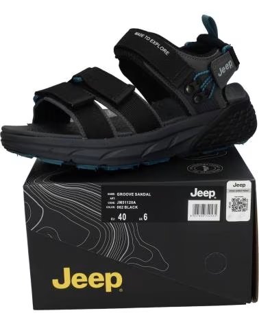 JEEP SANDALI SPORTIVI JM51120A - RIF: 995519 NEGRO