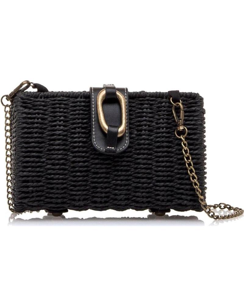 MTNG SHELL UMHÄNGETASCHE SCHWARZ MIT KETTE NEGRO