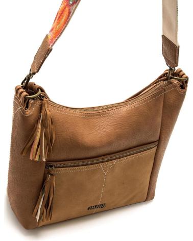 MTNG ANIS HOBO-TASCHE BRAUN MIT FLORALEM SCHULTERRIEMEN MARRóN