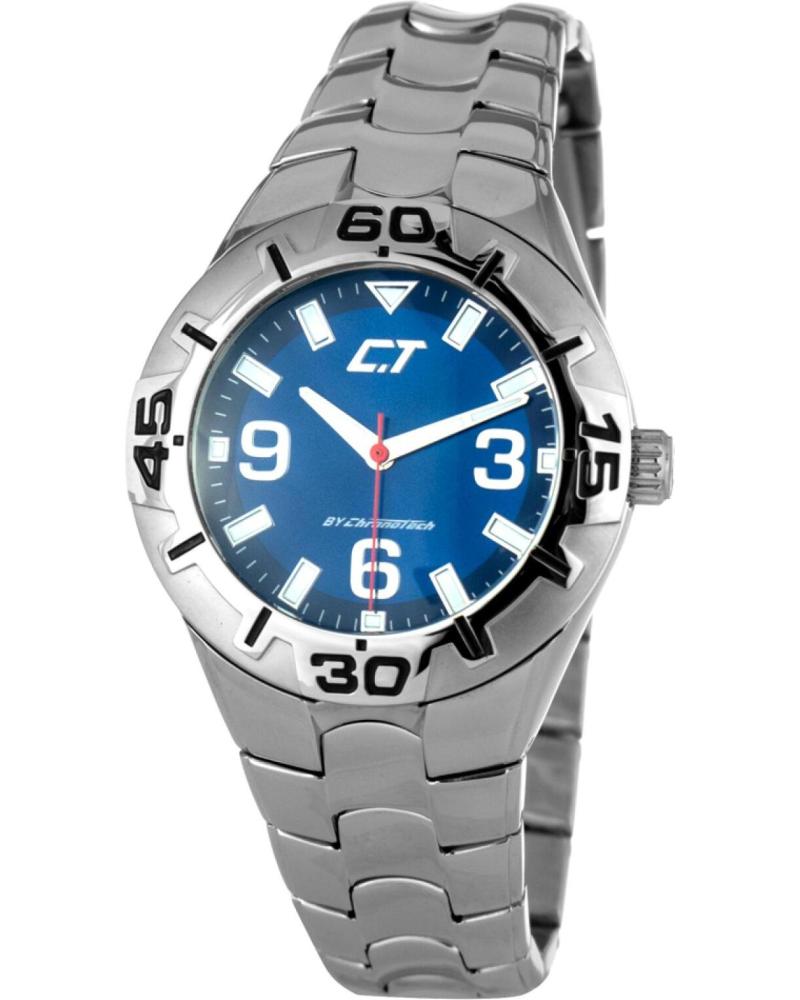 CHRONOTECH CC7059M-03M PLATEADO