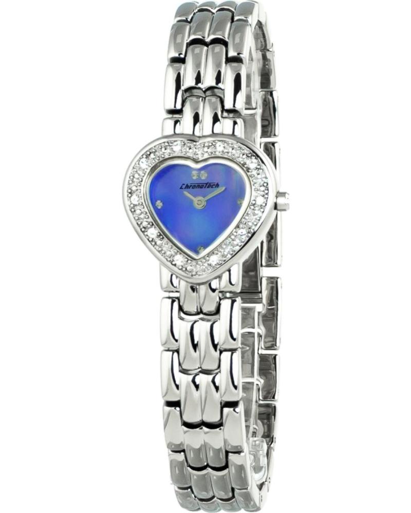 CHRONOTECH CT2027L-21 PLATEADO