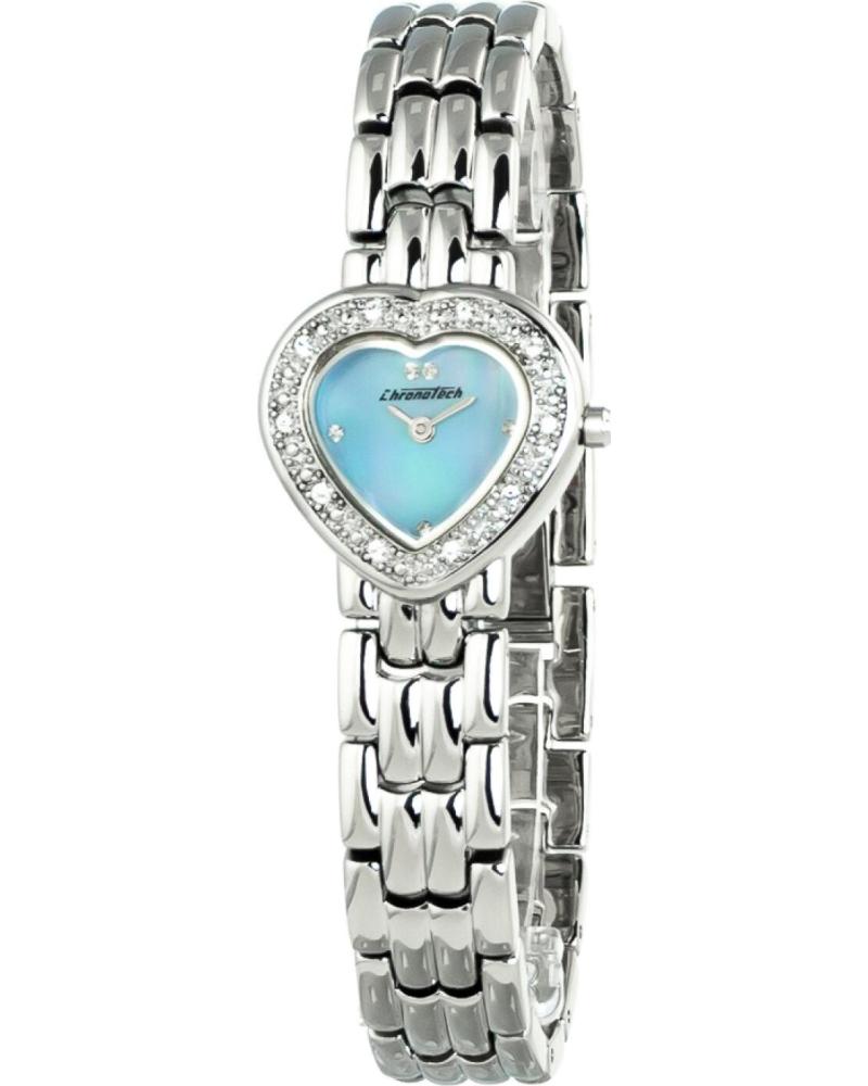 CHRONOTECH CT2027L-31 PLATEADO