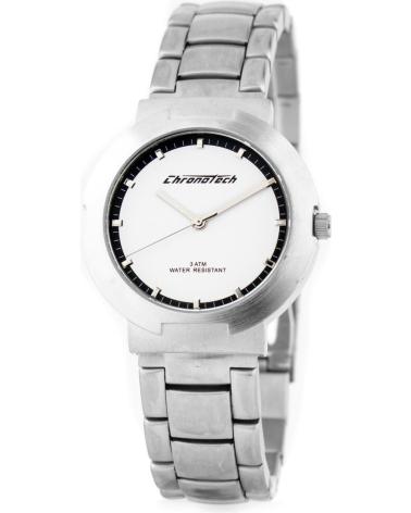 CHRONOTECH CT6451-03M PLATEADO
