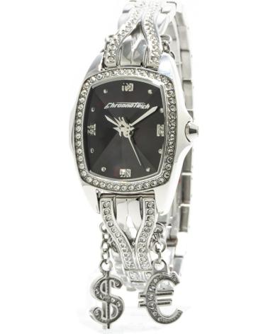 CHRONOTECH CT7008LS-15M PLATEADO