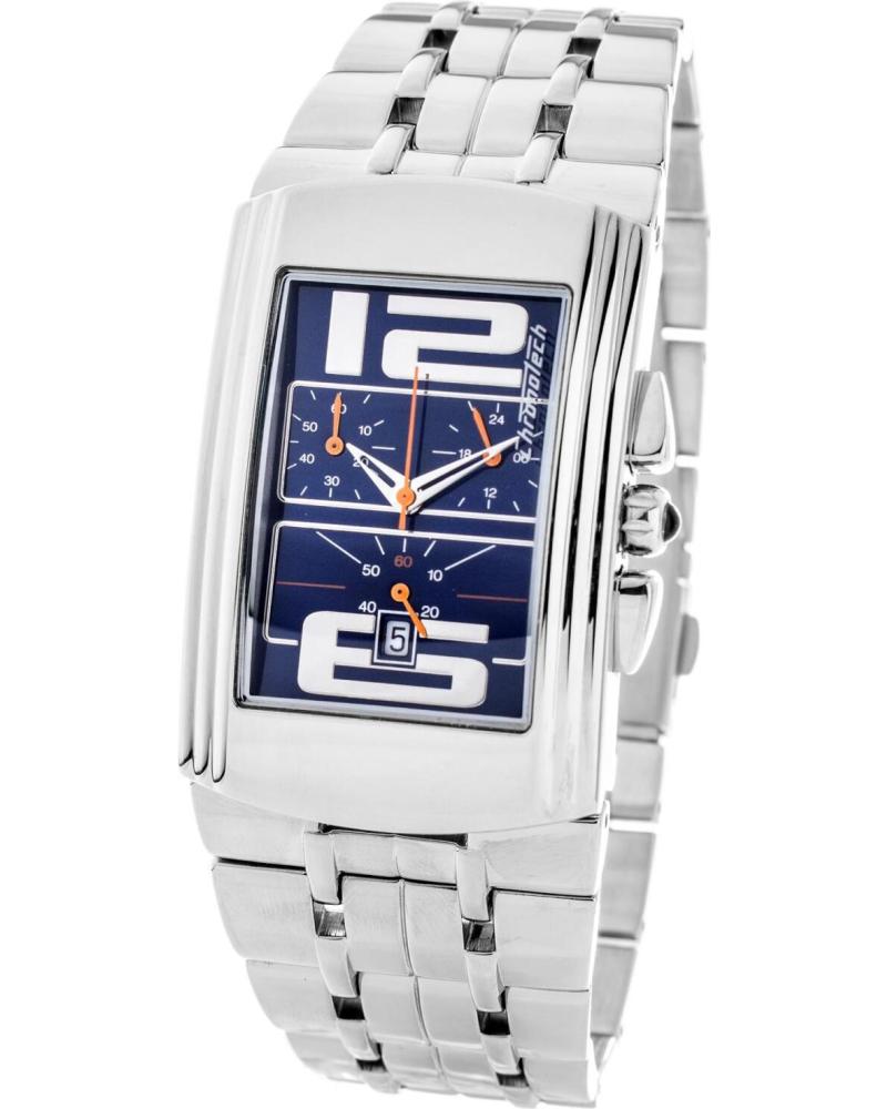 CHRONOTECH CT7018M PLATEADO