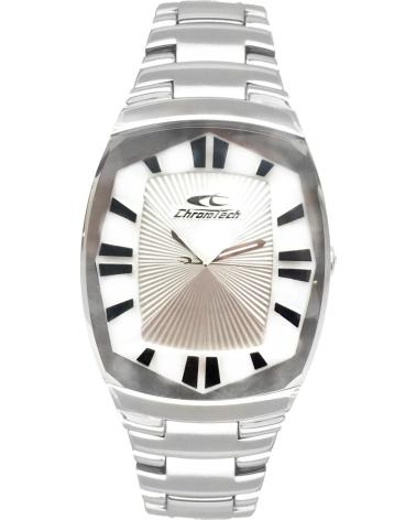 CHRONOTECH CT7065L-01M PLATEADO