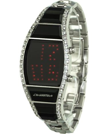 CHRONOTECH CT7122LS-03M PLATEADO