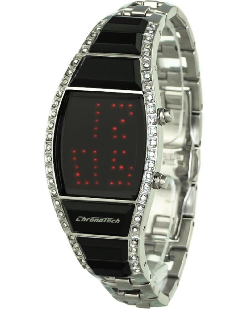 CHRONOTECH CT7122LS-03M PLATEADO