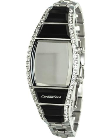 CHRONOTECH CT7122LS-03M PLATEADO