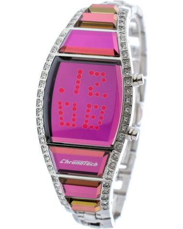 CHRONOTECH CT7122LS-05M PLATEADO