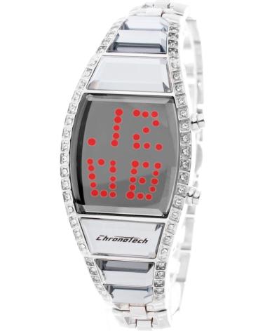 CHRONOTECH CT7122LS-08M PLATEADO