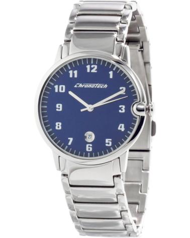 CHRONOTECH CT7325L-03M PLATEADO