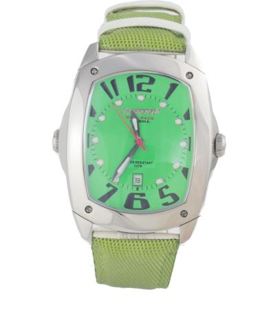 RELOJ CHRONOTECH CT7696M-05 CON ESFERA BLANCA Y CORREA VERDE VERDE