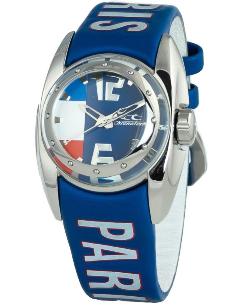 RELOJ CHRONOTECH CT7704B-23 AZUL EDICIÓN PARÍS AZUL