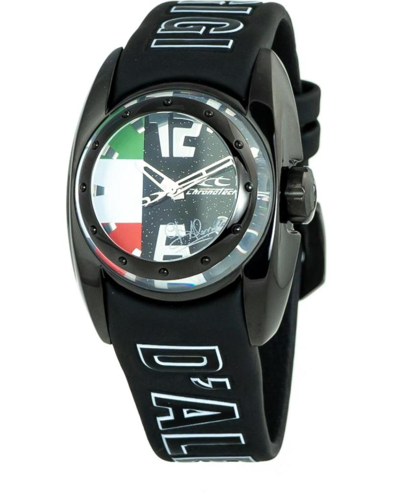 CHRONOTECH ARMBANDUHR CT7704B-35 SCHWARZ ITALIEN EDITION NEGRO