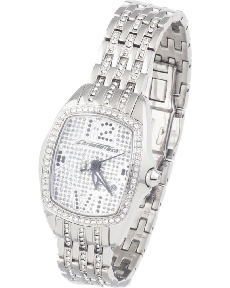 CHRONOTECH CT7930LS-39M PLATEADO