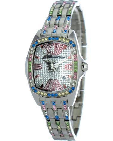 CHRONOTECH CT7930LS-53M PLATEADO