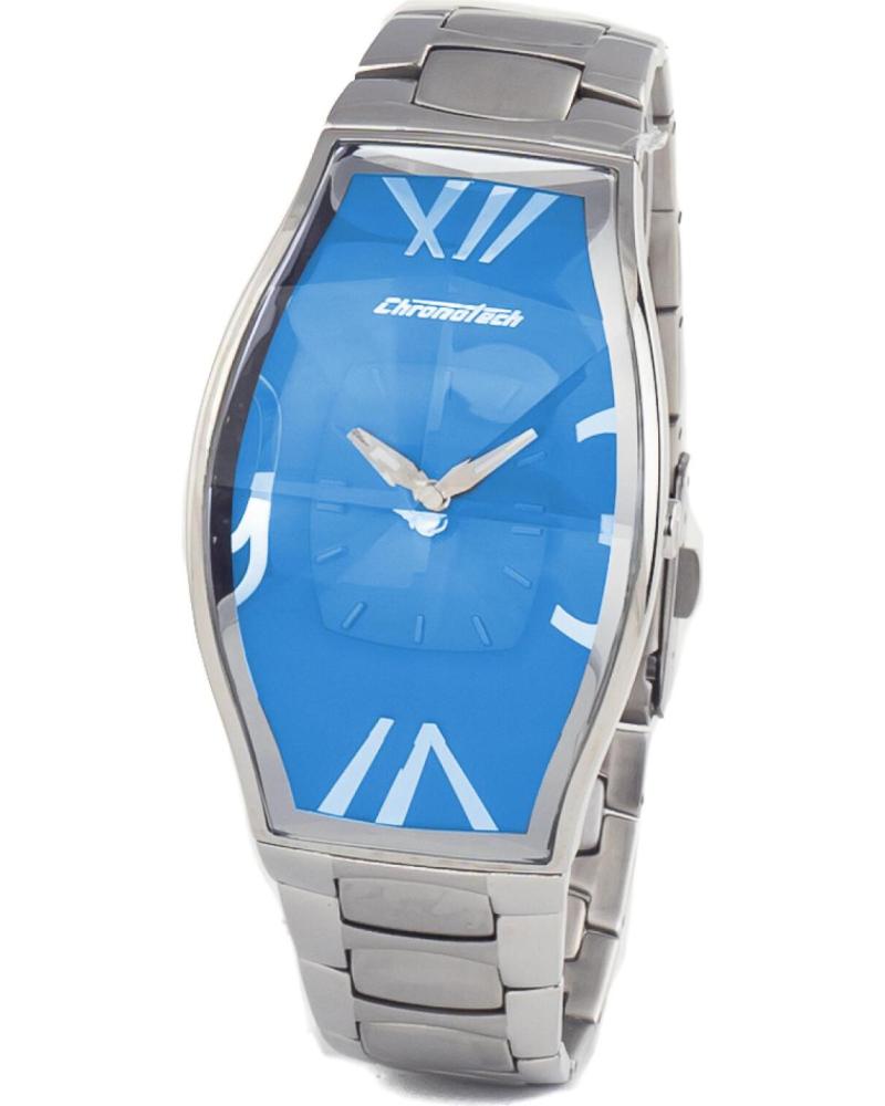 CHRONOTECH CT7932L-01M PLATEADO