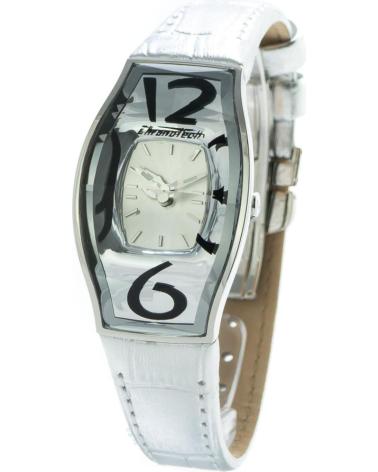 CHRONOTECH CT7932L-52 PLATEADO