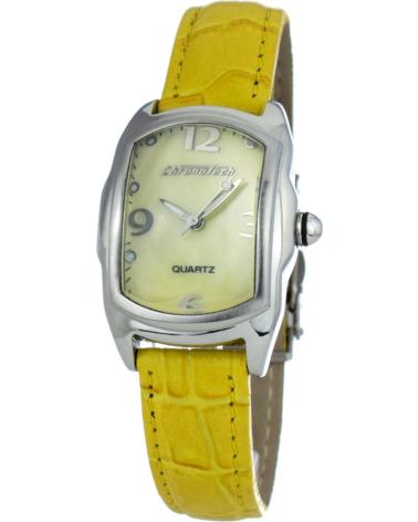 CHRONOTECH CT9743L-05 DAMENUHR GELB MIT LEDERARMBAND AMARILLO