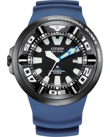 CITIZEN BJ8055-04E ECO-DRIVE DIVER'S WATCH WITH BLUE STRAP AZUL