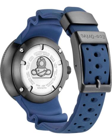 CITIZEN BJ8055-04E ECO-DRIVE DIVER'S WATCH WITH BLUE STRAP AZUL