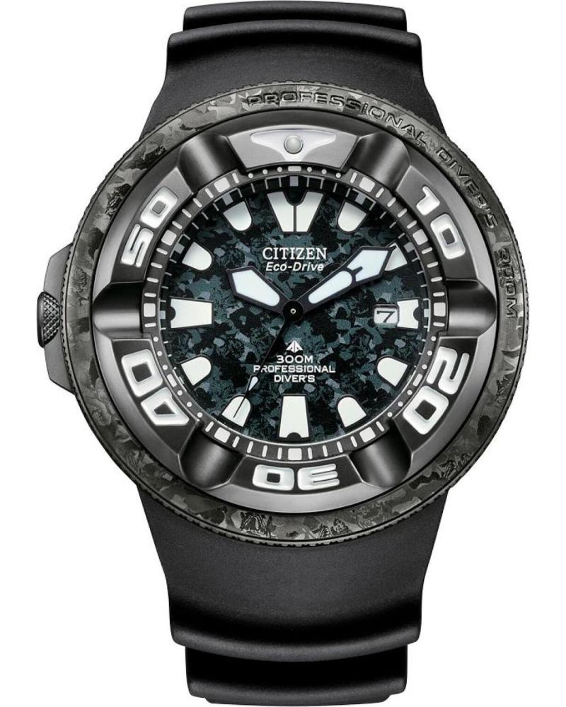 CITIZEN ECO-DRIVE PROMASTER DIVER WATCH BJ8056-01E BLACK NEGRO