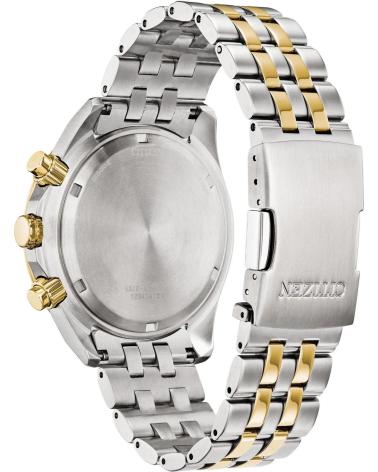 CITIZEN ECO-DRIVE CHRONOGRAPH WATCH BL5564-55H TWO-TONE STEEL/GOLD GREY GRIS