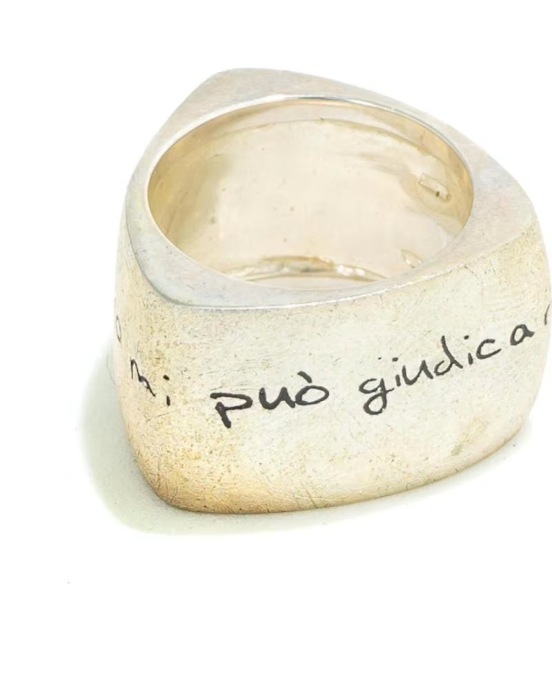 ANEL DEMARIA DM6TA051-B14 COM GRAVAÇÃO "PUÒ GIUDICA"