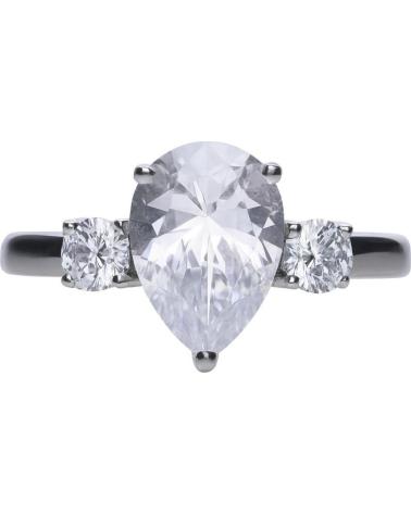 DIAMONFIRE RING MIT BIRNENFÖRMIGEM STEIN UND SEITENSTEINEN 6115151082160