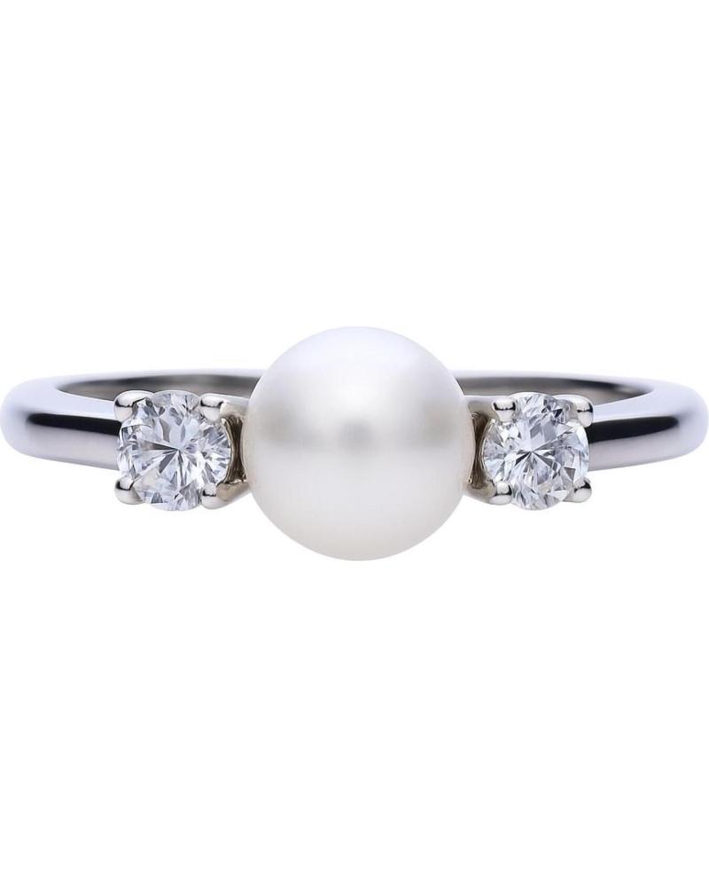 ANILLO DIAMONFIRE 6117551222165 CON PERLA CULTIVADA Y CIRCONITAS