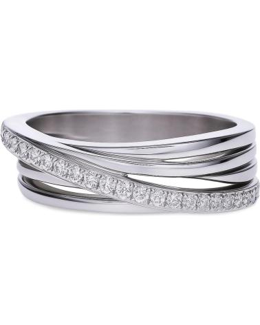 ANILLO ENTRELAZADO CON CIRCONITAS DIAMONFIRE REF. 6117571582165