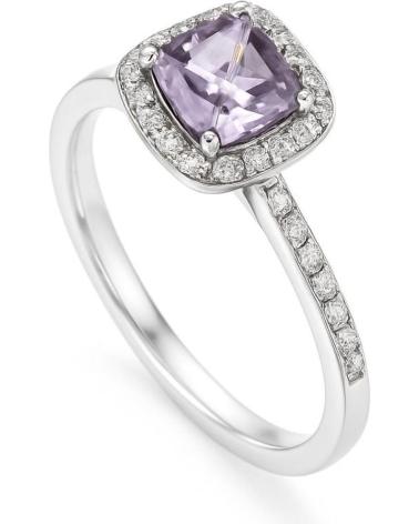 ANILLO DIAMONFIRE 6117871062170 CON ZAFIRO SINTÉTICO Y CIRCONITAS