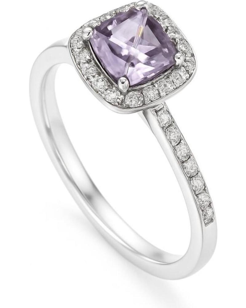 ANILLO DIAMONFIRE 6117871062175 CON ZAFIRO SINTÉTICO Y CIRCONITAS