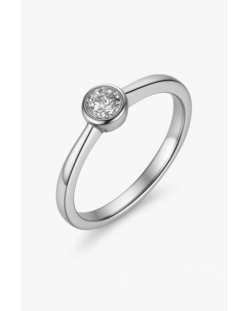 ANILLO SOLITARIO DIAMONFIRE DE PLATA CON CIRCONITA REF. 6118101582165