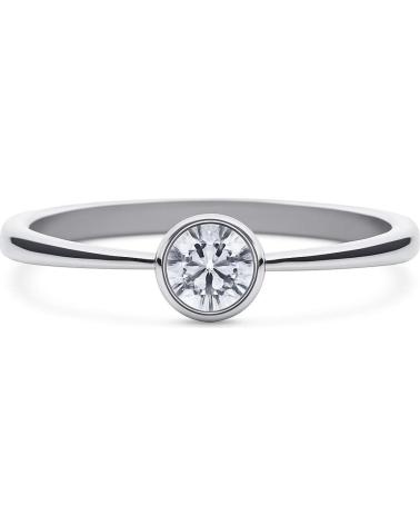 ANEL DIAMONFIRE 6118111582165 COM ZIRCÓNIA ENGASTADA