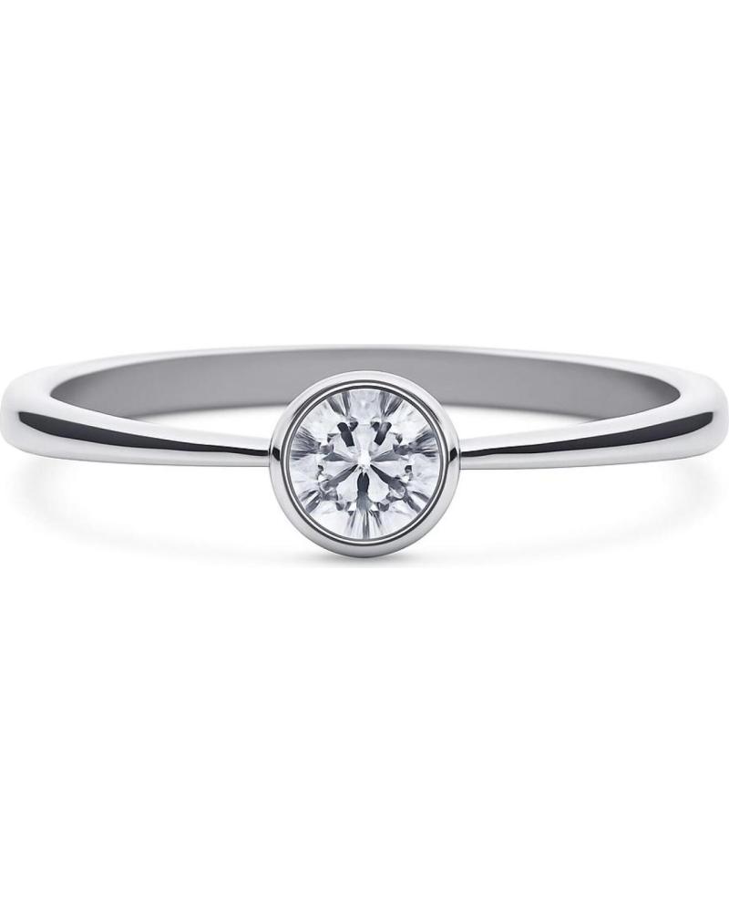 ANEL SOLITÁRIO DIAMONFIRE 6118141582160 COM ZIRCÔNIA