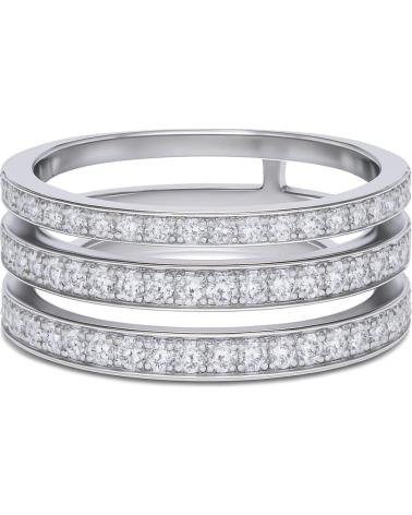 ANEL DIAMONFIRE 6118421082165 BANDA TRIPLA COM PAVÉ DE ZIRCÔNIAS