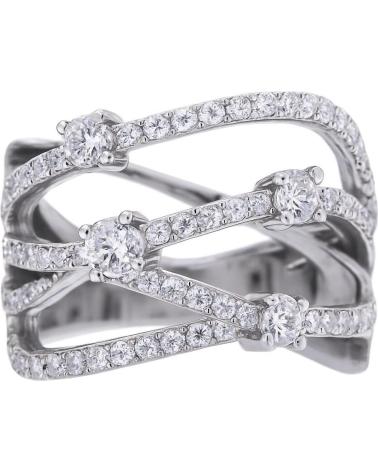 ANEL DIAMONFIRE DESIGN ENTRELAÇADO COM ZIRCÔNIAS, REF. 6118441082165