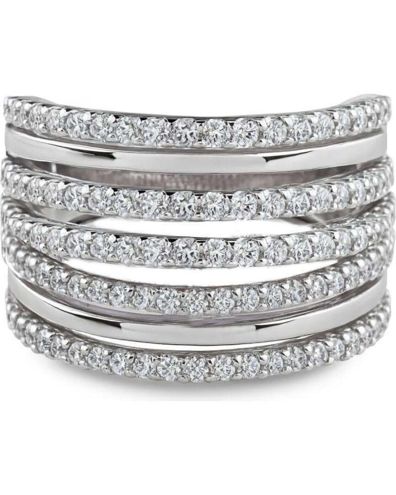 ANEL DIAMONFIRE MULTIBANDAS COM ZIRCÔNIAS, REF. 6118481082165