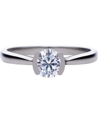 ANEL SOLITÁRIO DIAMONFIRE 6118781082175 COM ZIRCÔNIA DE ALTA PUREZA