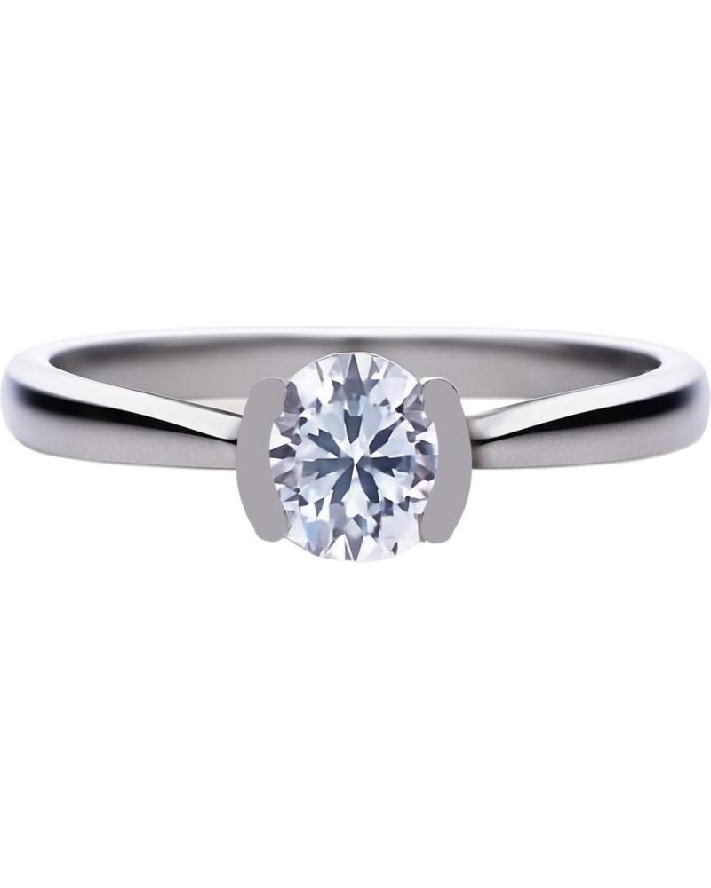 ANEL SOLITÁRIO DIAMONFIRE 6118781082175 COM ZIRCÔNIA DE ALTA PUREZA