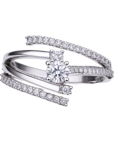 ANEL DIAMONFIRE 6119251082170 COM ZIRCÔNIAS EM ESPIRAL