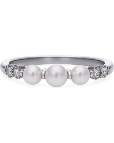 ANEL DIAMONFIRE 6119291082175 COM PÉROLAS E ZIRCÓNIAS