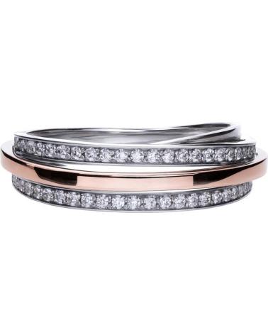 ANEL MULTIBANDA DIAMONFIRE BICOLOR COM ZIRCÓNIAS REF. 6119901082160