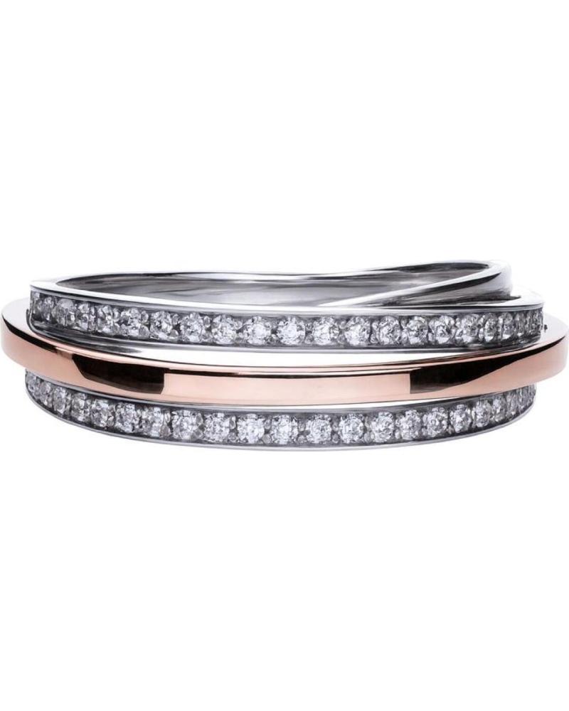 ANEL MULTIBANDA DIAMONFIRE BICOLOR COM ZIRCÓNIAS REF. 6119901082160