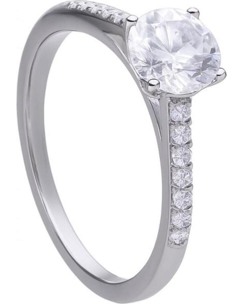 ANEL SOLITÁRIO DIAMONFIRE COM ZIRCÔNIA MODELO 6120531082165